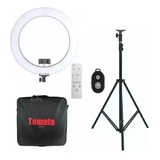 Iluminação Profissional Ring Light 18 Pol + Tripé E Controle