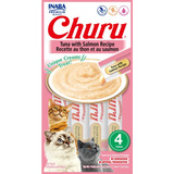 Churu Petisco Para Gatos Purê Salmão Atum Galinha