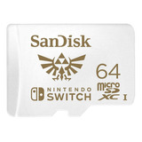 Memoria Sandisk Nintendo Switch 64 Gb Micro Sd Official Pack