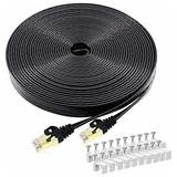 Cat 8 Ethernet Cable 20 Ft, Busohe High Speed Flat Internet