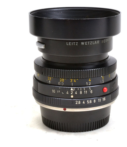Objetiva Leitz Summicron-r 50mm F/2 P/ Nikon - Usada
