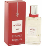 Perfume Para Hombre Guerlain Habit Rouge L'eau, 50 Ml, Edt