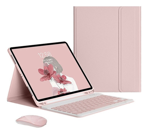 Funda Con Teclado Ratón Para iPad Air 4 10.9 2020 Ñ O