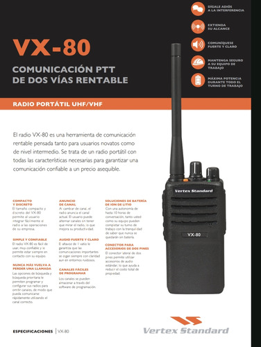 Radios Motorola Vertex Standar 