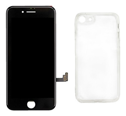 Tela Lcd Touch Para iPhone 8 Plus Preto+ Capa Acrílico