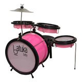 Bateria Musical De Brinquedo Luen 44006am Rosa