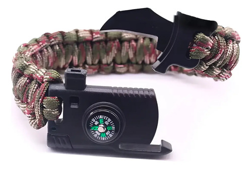 Pulsera Navaja Tactica Supervivencia Paracord Brujula
