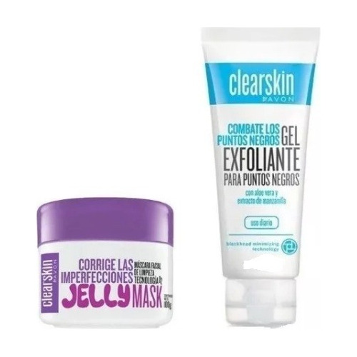 Jelly Mask Clearskin Gel Exfoliante Para Puntos Negros Avon