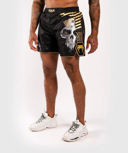 Short De Mma Venum Skull - Negro