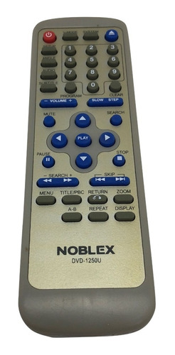 Control Remoto Dvd Noblex Dvd1250u  Original