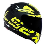 Capacete Ls2 Ff353 Cromo Preto Fosco Amarelo Cor Preto-fosco/amarelo Tamanho Do Capacete M (57/58)