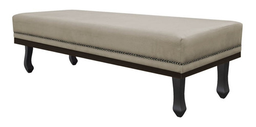 Calçadeira Queen Orlando P02 160 Cm Para Cama Box Suede