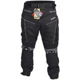 Pantalón Para Moto Kohl 606 Gris Textil