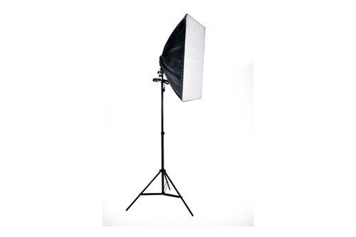 Kit Iluminacion Softbox 50x70cm Para Fotografia + Bombillo