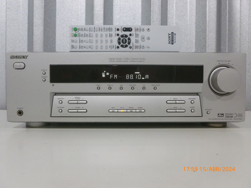 Receiver Sony A/v 5.1 C/ 500w  Mod: Str-k750p + Cr Usado