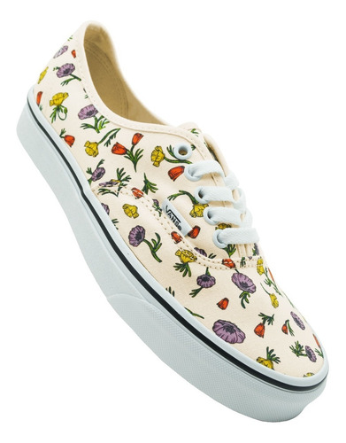 Tenis Vans Authentic Vn0a5jmpcrm Poppy Floral Cream 