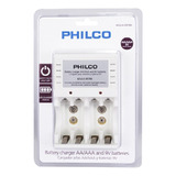 Cargador Philco Para 4 Pilas Aa Aaa Y 2 9v Mod. 42ulx-09780