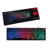 Teclado Gamer Para Jogos C/ Fio Kross Njord Usb Original