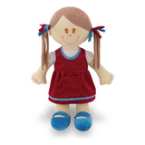 Boneca Alice De Pelúcia Plush 44cm Anti-alérgica