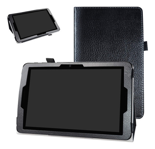 Funda P/ Tableta Zte Zpad De 10 Pulgadas, Bige Pu Leather