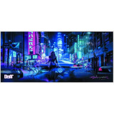 Mousepad Gamer Xl Ciudad De Autos  90x40cm Antideslizante