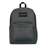 Mochila Jansport Superbreak Color Gris Tela Poliéster 304