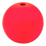 Molde De Silicon Esfera Hielos 200 Ml 7.5 Cm Color Rojo