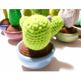 Plantas Crochet Para Decoración En El Hogar Y La Oficina