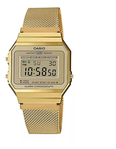 Reloj Casio Mujer Dama Retro Vintage A700wmg-9a Digital