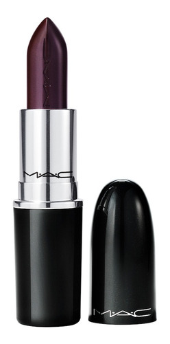 Labial Lustreglass Sheer Shine Lipstick Mac 3g Color Succumb To Plum