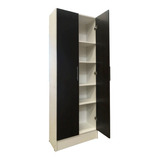 Despensero Cocina 2 Puertas Mueble Organizador Blanco Wengue