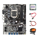 Placa Base B75 Eth Mining, Cpu G530, Cable De Ventilador, Ca