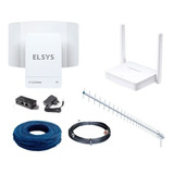 Kit Amplimax Fit 4g Internet Rural + Rot  + Ant + Cabo 100m