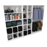 Kit Closet Ou Loja M3 100% Mdf (armário Colmeia Sapateira )