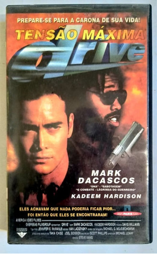 Vhs Dvd Tensão Máxima Drive - Mark Dacascos