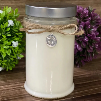 12 Velas De Soya Organica Con Aceite Esencial Para Recuerdos