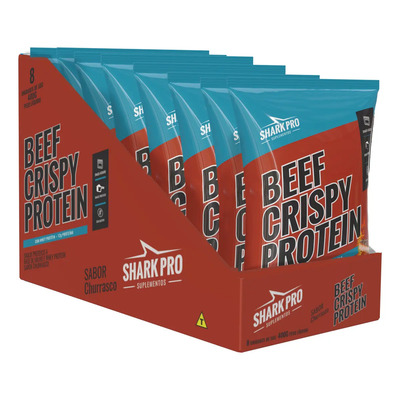 Beef Crispy Protein Display C\u002F 8 Unid 50g - Shark Pro | MercadoLivre