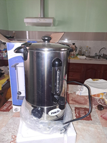 Cafetera Eléctrica Zokin 8.8 Lt Acero Inox, Poco Uso