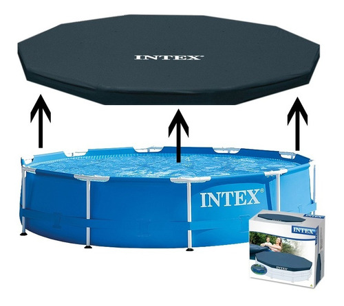 Cobertor Para Pileta Estructural Intex 305 Cm 