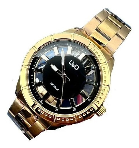 Reloj Caballero Qyq Doble Cristal + Estuche