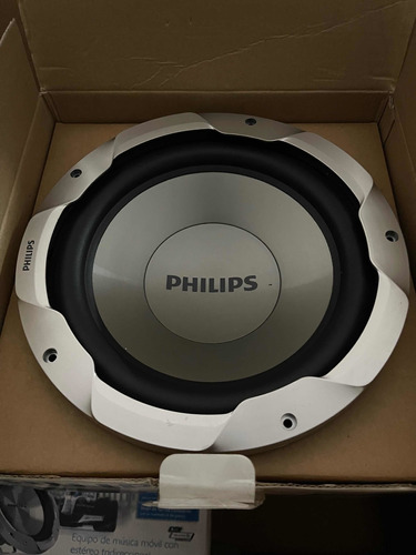 Audio Car Phillips Subwoofer 10  Triaxiales High Definition