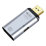 Adaptador Usb-c A Hdmi 4k 60hz Con Pd Para Teléfono Y Laptop