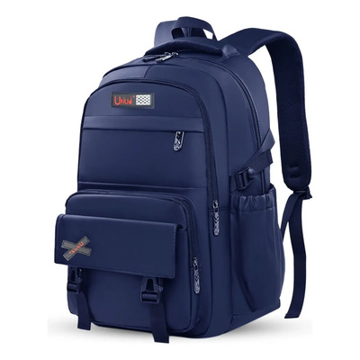 Mochila De Viaje Negocio Escolar Para Laptop 15.6pulgadas Mochila Uniuni De Alta Calidad Duradera Resistente Al Agua Color Azul Diseño de la tela Liso | Envío gratis