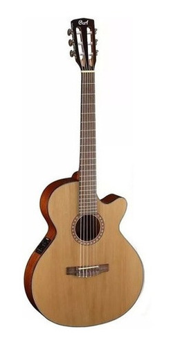 Guitarra Electrocriolla Cort Cec5 Natural Glossy Afinador