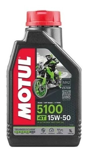 Aceite Motul 5100 15w-50 4t Semi-sintético Motos Liber