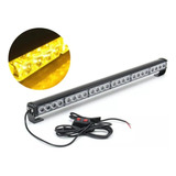 Barra Led Estrobo Para Auto Luz Ámbar 12v/24v