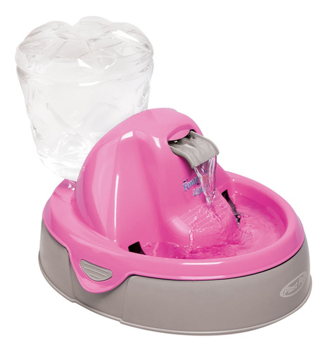 Fonte Pets Light Fonte De Água Para Gatos Rosa 220v