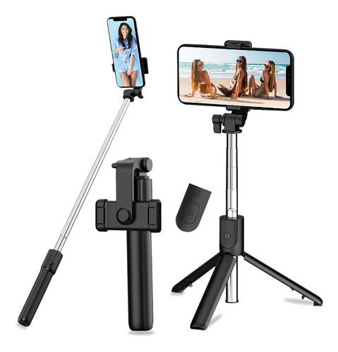 Palo Selfie Stick Con Bluetooth Plegable Regulable 