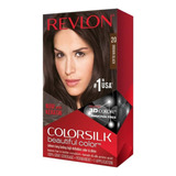 Revlon Colorsilk Tinte Permanente 20 Negro Natural Caja Con