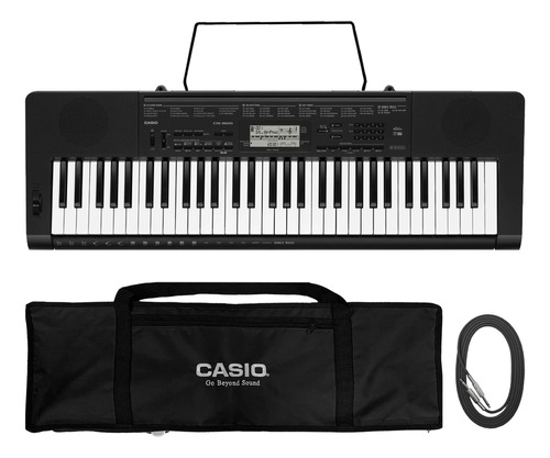 Kit Teclado Casio Ctk3500 Arranjador Musical 5/8 Acessórios